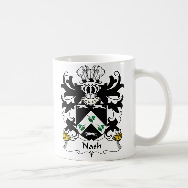 Nash familjvapensköld kaffemugg (Höger)