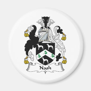 Nash familjvapensköld magnet