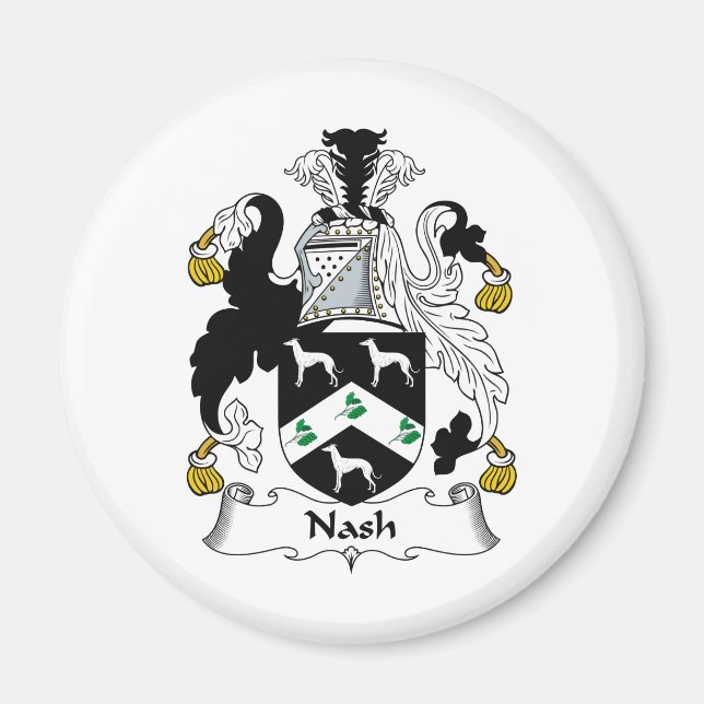 Nash Family Crest Magnet (Framsidan)