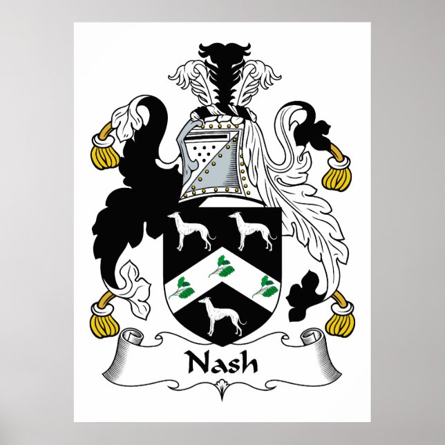 Nash Family Crest Poster (Framsidan)