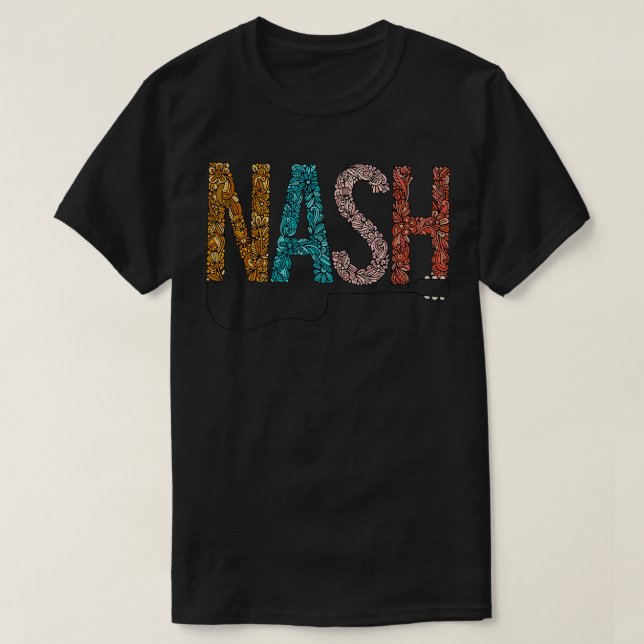 Nash Guitar T Shirt (Design framsida)