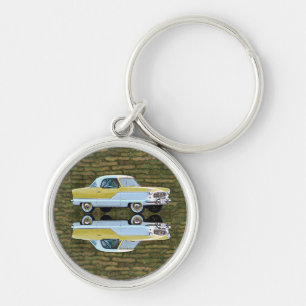 Nash Metropolitan Rund Silverfärgad Nyckelring