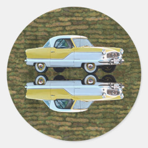 Nash Metropolitan Runt Klistermärke