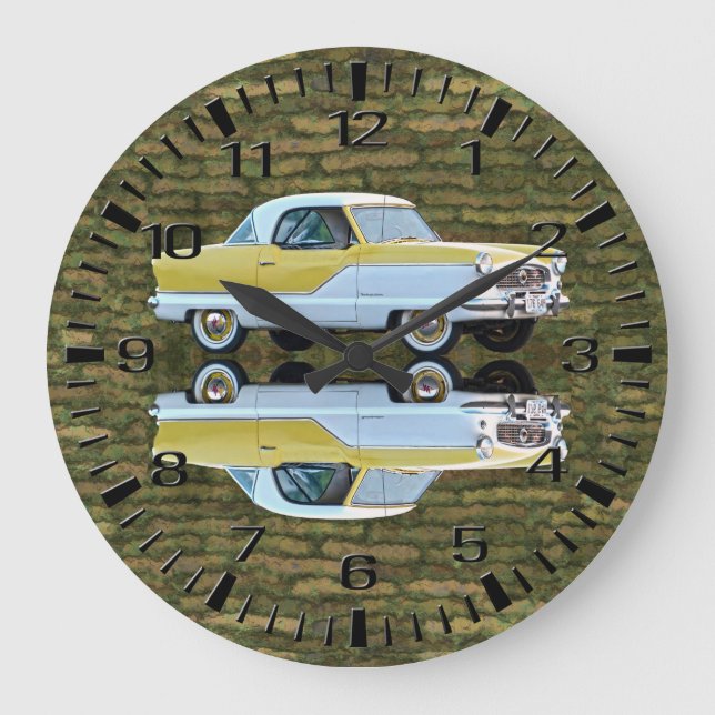 Nash Metropolitan Wall Clock Stor Klocka (Framsida)