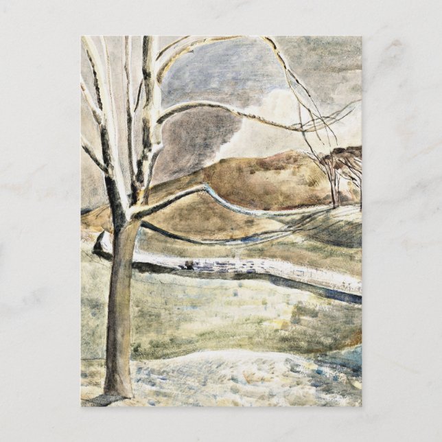 Nash - Moonrise over Cleeve Backe Vykort (Framsida)