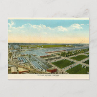Nash Motor Company Kenosha Wisconsin Vykort