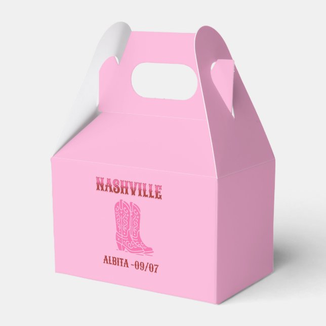 nash nash pink cowgirl boots presentaskar (Framsidan Sidan)