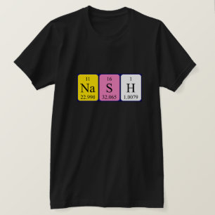 Nash Periodisk skjorta bord namn T-shirt