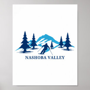 Nashoba valley massachusetts skidort skidor poster