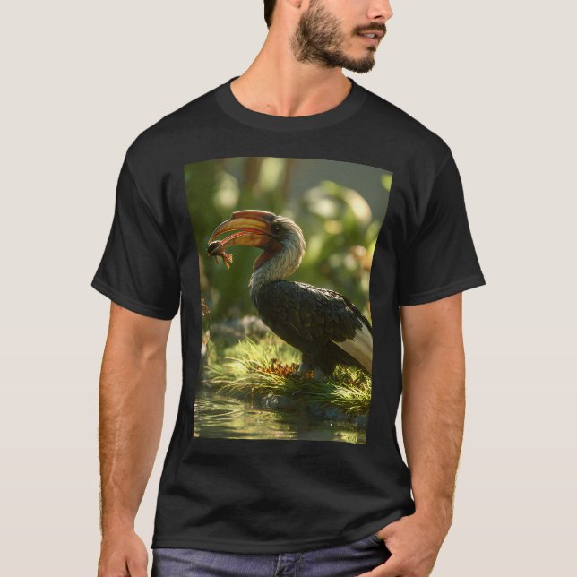 Näshornsfågel T Shirt (Framsida)