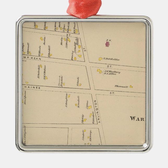 Nashua avvärjer 7, Edgeville Julgransprydnad Metall (Framsidan)