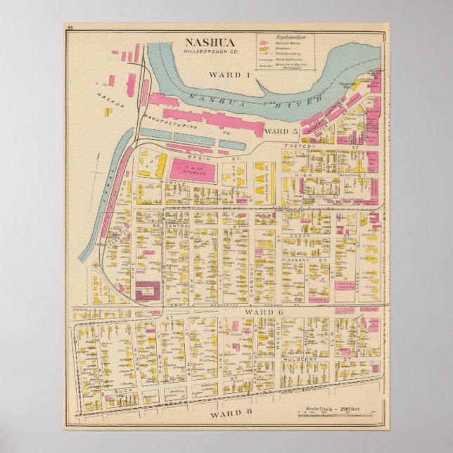 Nashua, Ward 1, 56, 8 Poster (Framsidan)