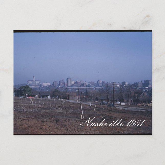 Nashville 1951-vykort vykort (Framsida)