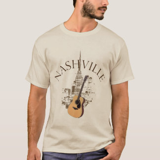 Nashville Acoustic Guitar T Shirt