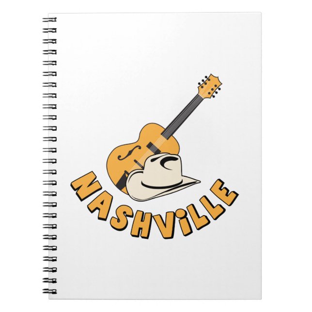 Nashville Anteckningsbok Med Spiral (Framsidan)