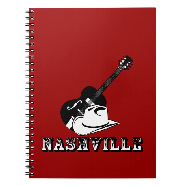 Nashville Anteckningsbok Med Spiral (Framsidan)