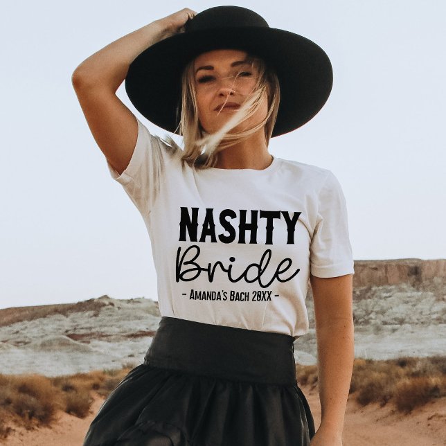 Nashville Bachelorette Party Anpassningsbar Nashty T Shirt (Skapare uppladdad)