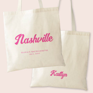 Nashville Bachelorette Party Personlig Tote Bag Tygkasse