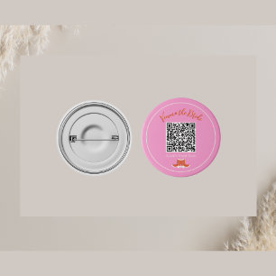 Nashville Bachelorette Party Rosa Boot QR Code, me Knapp