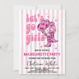 Nashville Bachelorette Rodeo Helg Itinerary Inbjudningar