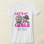 Nashville Bachelorette Rodeo Helg Itinerary T Shirt<br><div class="desc">Space Cowgirl Bachelorette Party</div>
