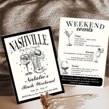 Nashville Bachelorette Social Cocktail Itinerary