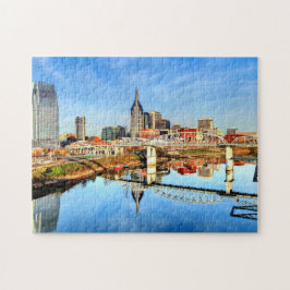 Nashville Bilder Tennessee Bilder Skyline Cityscap Pussel