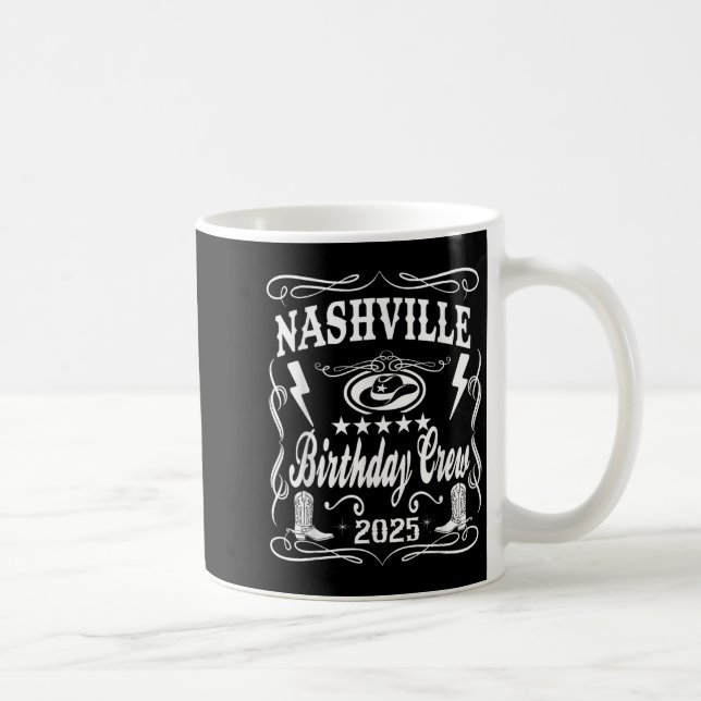 Nashville Birthday Bash 2025 Whiskey Theme Kaffemugg (Höger)
