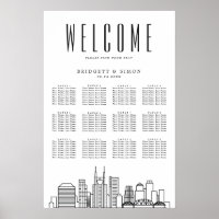 Nashville Bröllop | 12 Bord-sätesdiagram
