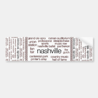 Nashville brunt bildekal