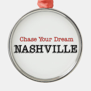 Nashville Chase Din Dream Julgransprydnad Metall