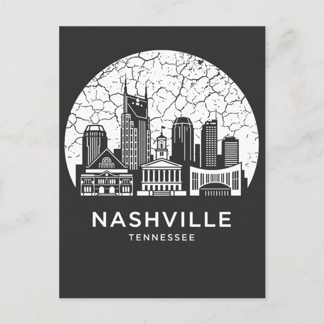 Nashville City Tennessee Vykort (Framsida)