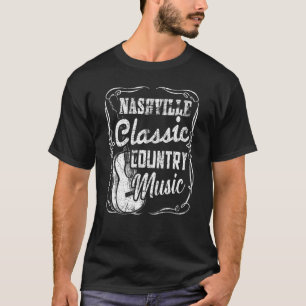 Nashville Classic Land Music Tennessee Guitar P T Shirt