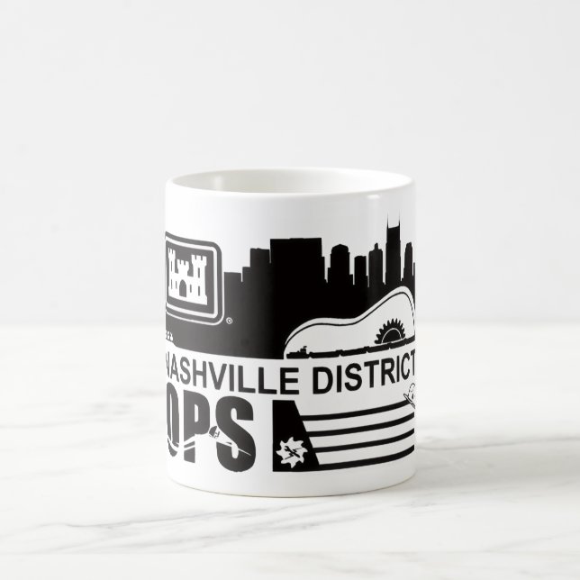Nashville Corps of Engineers OPS Siluett Kaffemugg (Center)