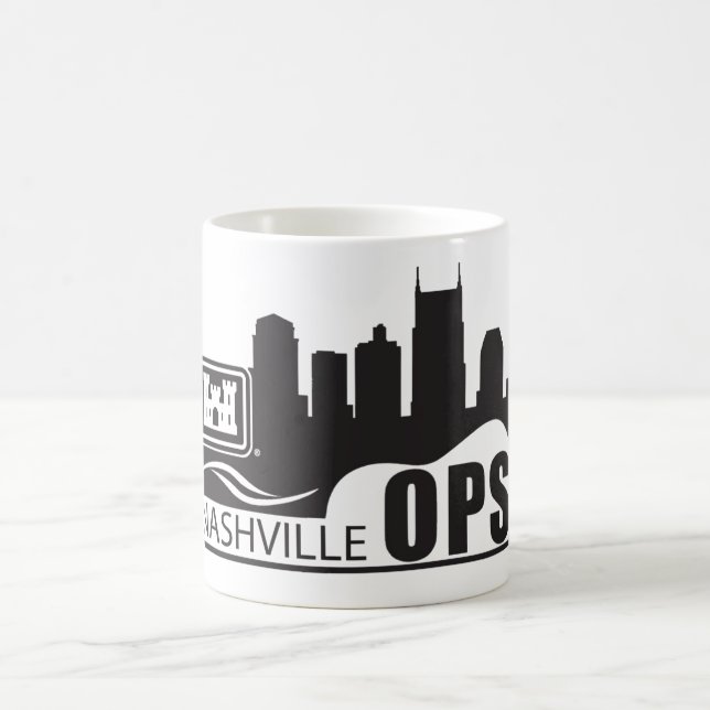 Nashville Corps of Engineers OPS Skyline Enkel Kaffemugg (Center)