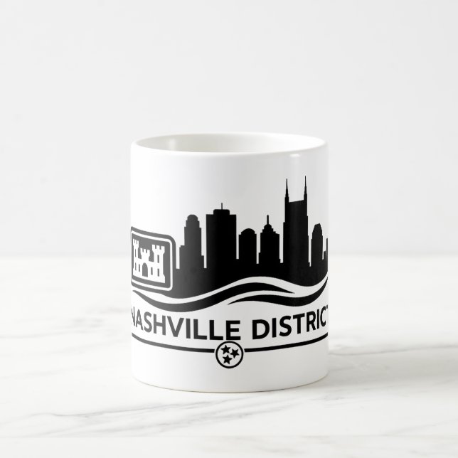 Nashville Corps of Engineers Skyline Kaffemugg (Center)