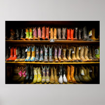 Nashville CowboyBoots Poster