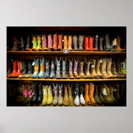 Nashville CowboyBoots Poster