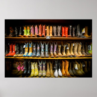 Nashville CowboyBoots Poster