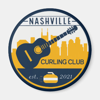 Nashville Curling Klubb Magnet