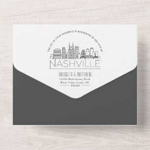 Nashville Deco Skyline Bröllop
