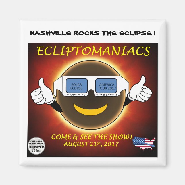 Nashville Eclipse Magnet (Framsidan)