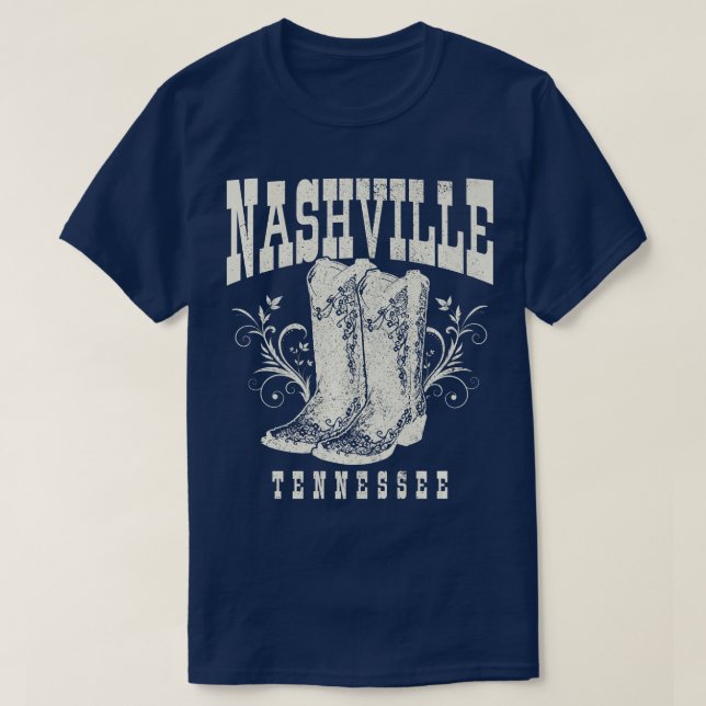 Nashville ennessee Line Dancing Cowgirl Land Mu T Shirt (Design framsida)