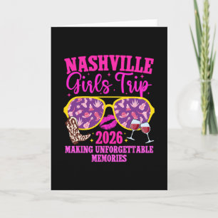 Nashville Flickor Resa 2026 Skapa Minnen Tjejgrupp Kort