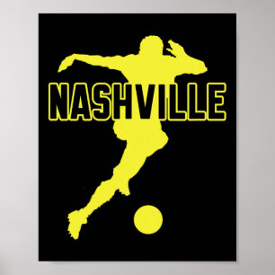 Nashville Fotbollsfan Stöd Stadium Visa Din Stolth Poster