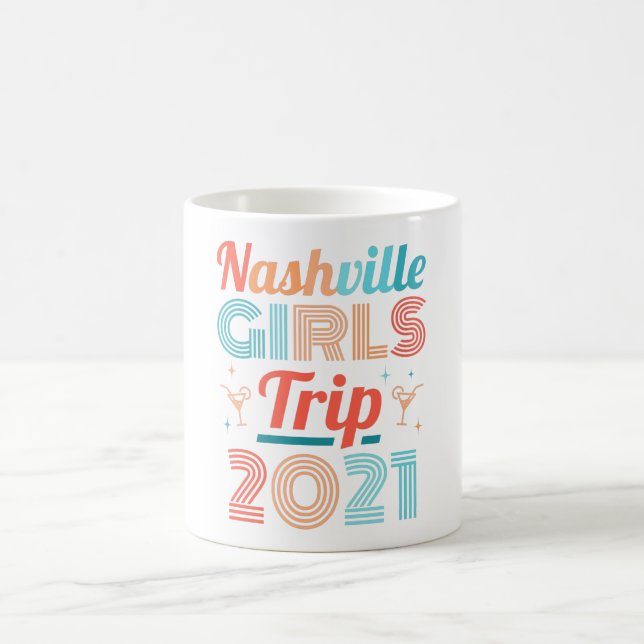 Nashville Girls Resa 2021 Vacation Partying Women Kaffemugg (Center)