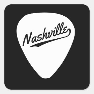 Nashville Gitarr Plektrum Klistermärke