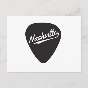Nashville Gitarr Plektrum Vykort