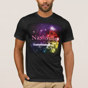 Nashville gitarristskjorta tee shirt