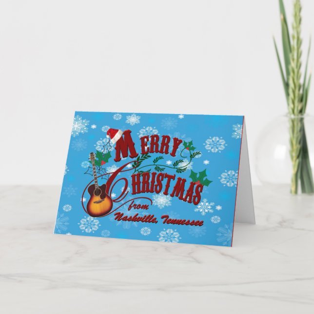 Nashville god jul helgkort (Framsida)